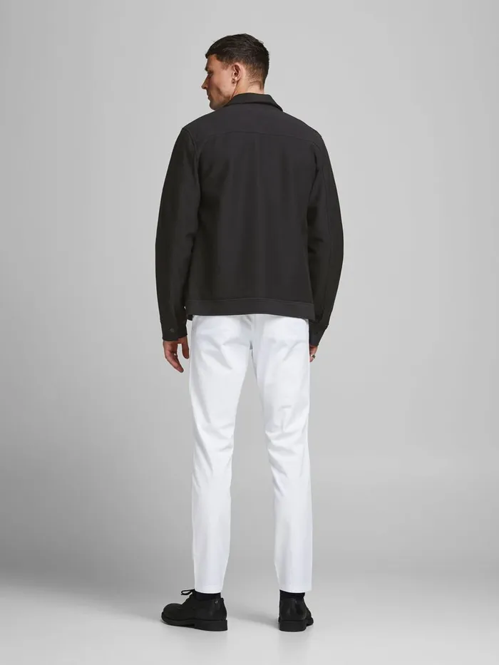 Sweatshirts JACK and JONES Mens SWEAT TRUCKER JACKET Black Black On Sale