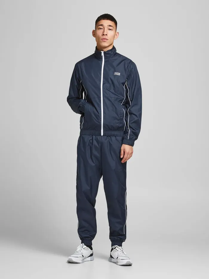 Sweatshirts JACK and JONES Mens TRACK JACKET Blue Navy Blazer On Sale