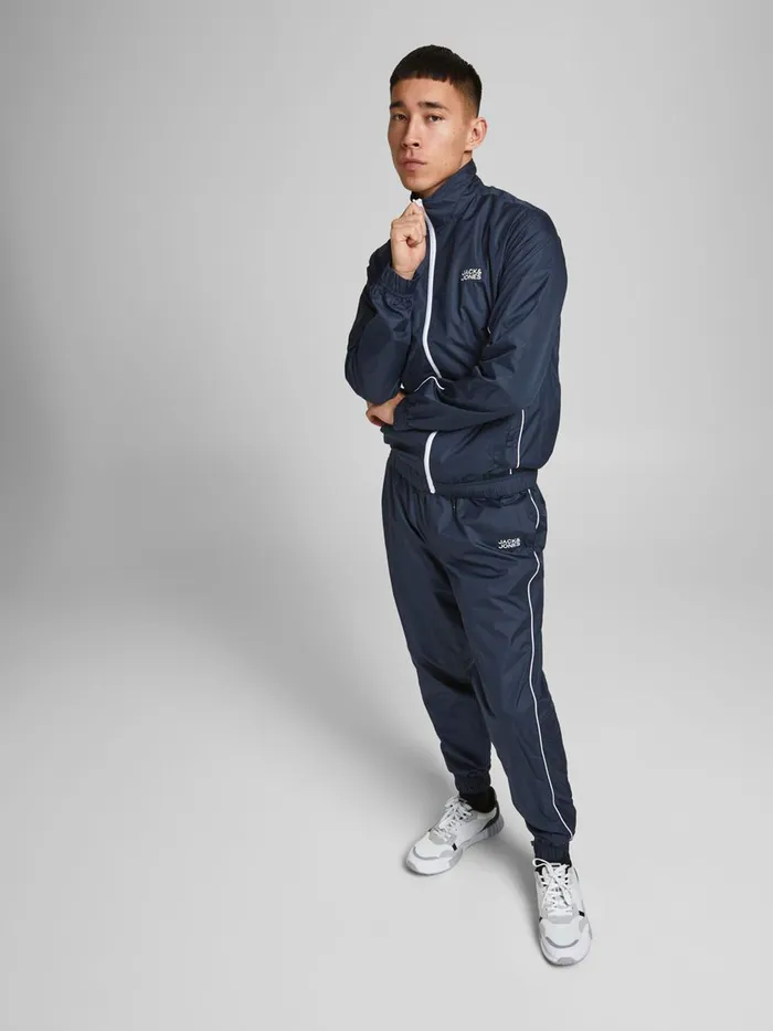 Sweatshirts JACK and JONES Mens TRACK JACKET Blue Navy Blazer On Sale