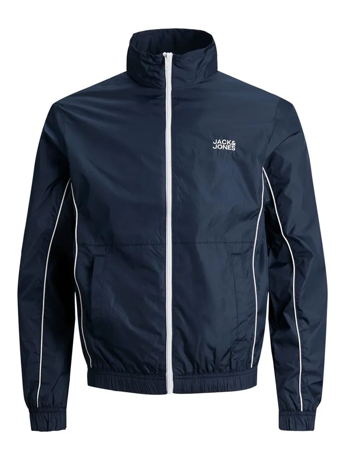 Sweatshirts JACK and JONES Mens TRACK JACKET Blue Navy Blazer On Sale