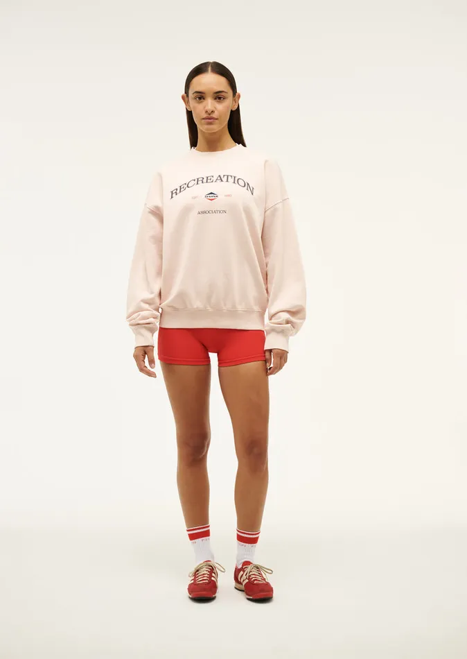 Sweatshirts RECREATION SWEAT IN WASHED BLUSH PE Nation Women