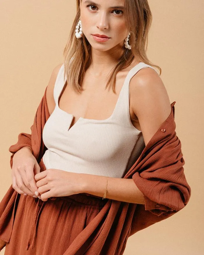 TSHIRT BEIGE MARCEL Shop Grace and Mila Tank Tops