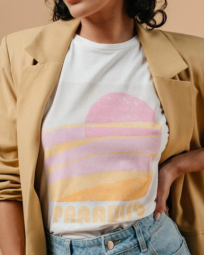 TSHIRT ECRU MENDOZA Shop Grace and Mila Printed Tshirts