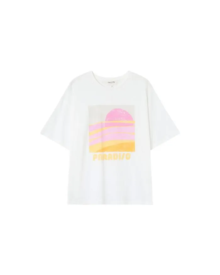 TSHIRT ECRU MENDOZA Shop Grace and Mila Printed Tshirts
