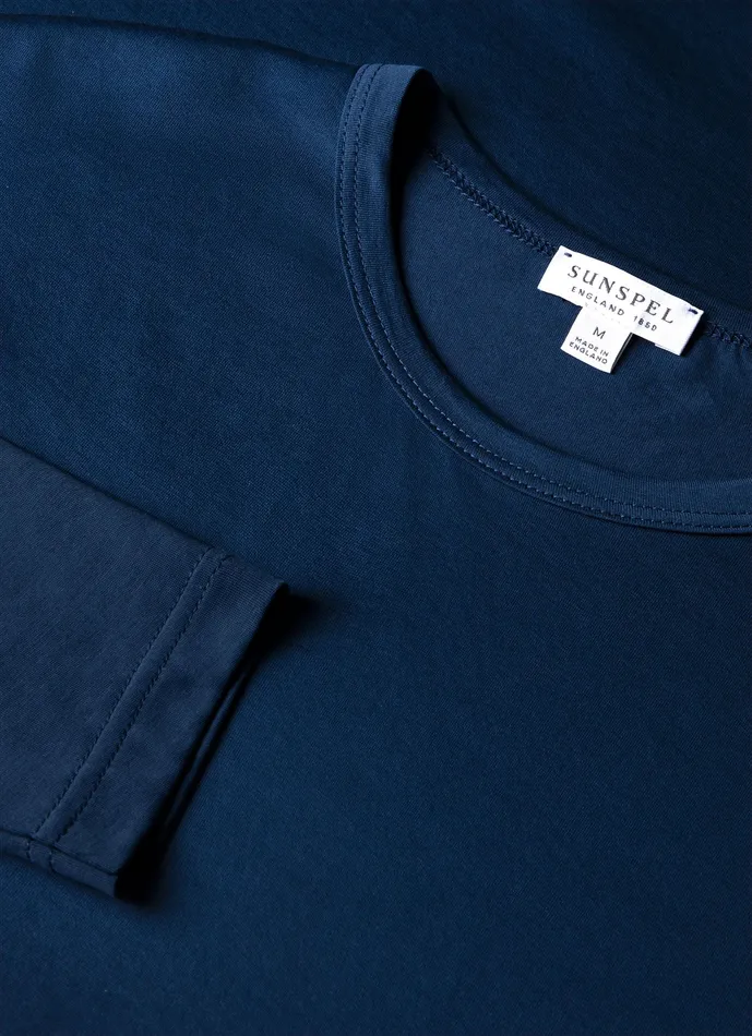 Tshirts Classic Long Sleeve Tshirt Naval Blue ussunspel Men