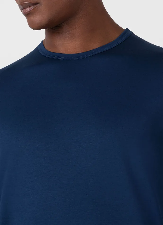 Tshirts Classic Long Sleeve Tshirt Naval Blue ussunspel Men