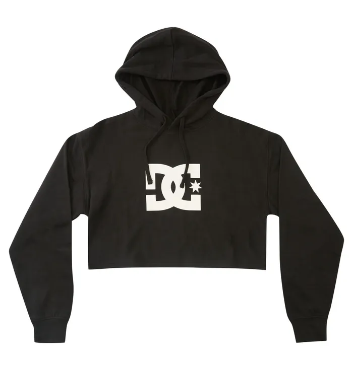 TShirts Hoodies and Jackets Women DC Cropped Hoodie 2 black DC Shoes