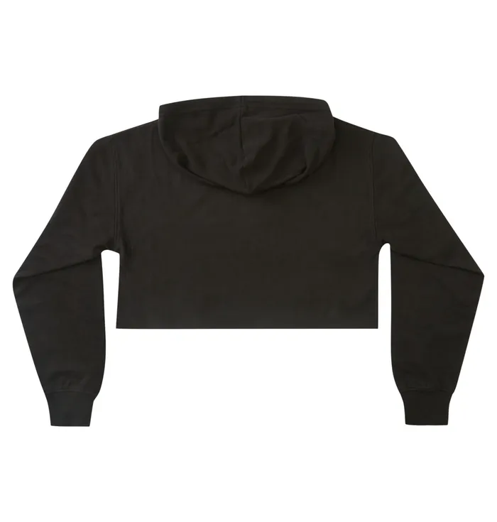 TShirts Hoodies and Jackets Women DC Cropped Hoodie 2 black DC Shoes