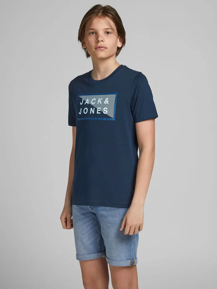Tshirts JACK and JONES Junior BOYS 3PACK ORGANIC COTTON TSHIRT Blue Navy Blazer Gift 4 You