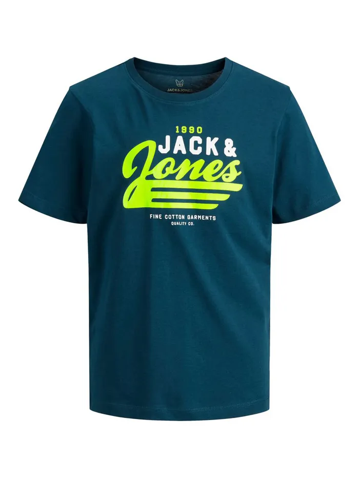 Tshirts JACK and JONES Junior BOYS LOGO TSHIRT Blue Sailor Blue Gift Ideas