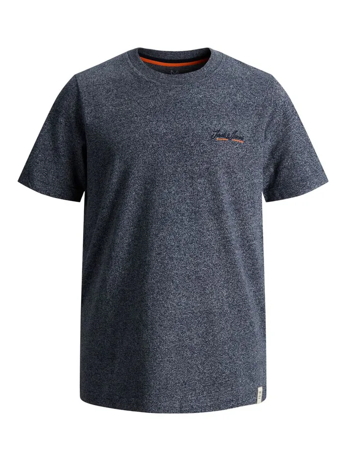 Tshirts JACK and JONES Junior BOYS MELANGE TSHIRT Blue Navy Blazer Cheap On Sale