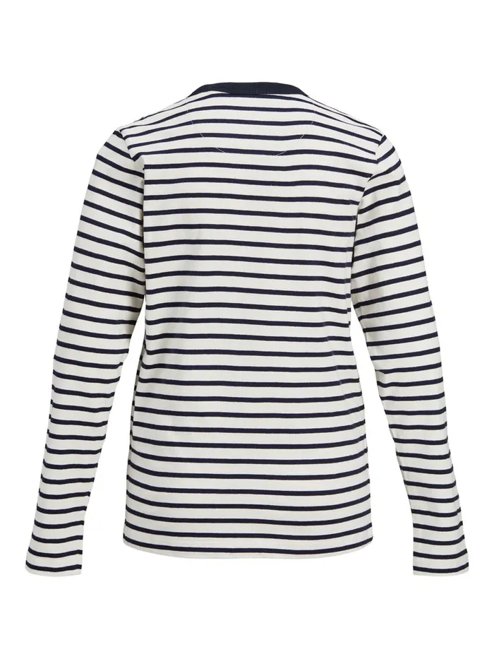 Tshirts JACK and JONES Junior BOYS ORGANIC COTTON LONGSLEEVED TSHIRT White Cloud Dancer Online