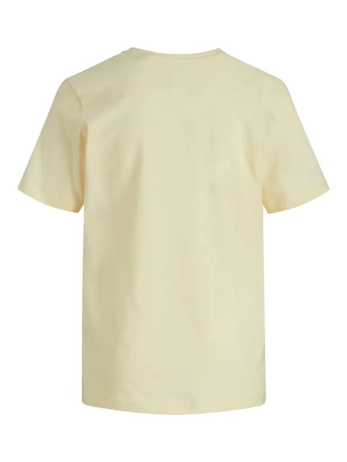 Tshirts JACK and JONES Junior BOYS SKELETON PRINT TSHIRT Yellow Seedpearl Casaul
