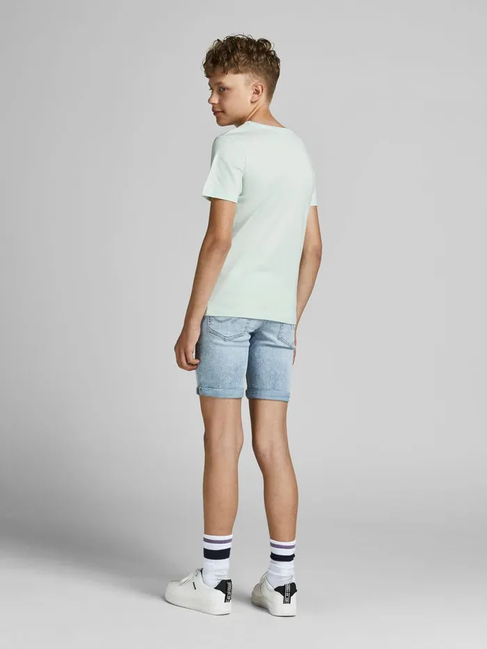 Tshirts JACK and JONES Junior BOYS TSHIRT Blue Pale Blue Cheap On Sale