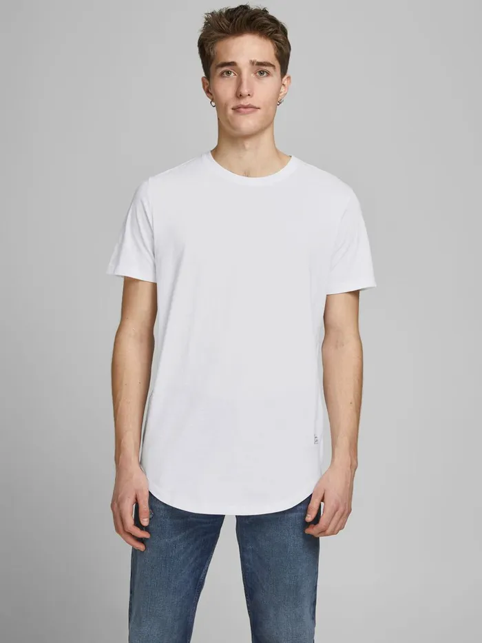 Tshirts JACK and JONES Mens 5PACK ORGANIC COTTON SOLID TSHIRT White Black Cheap On Sale Tshirts JACK and JONES Mens 5PACK ORGANIC COTTON SOLID TSHIRT White Black Cheap On Sale