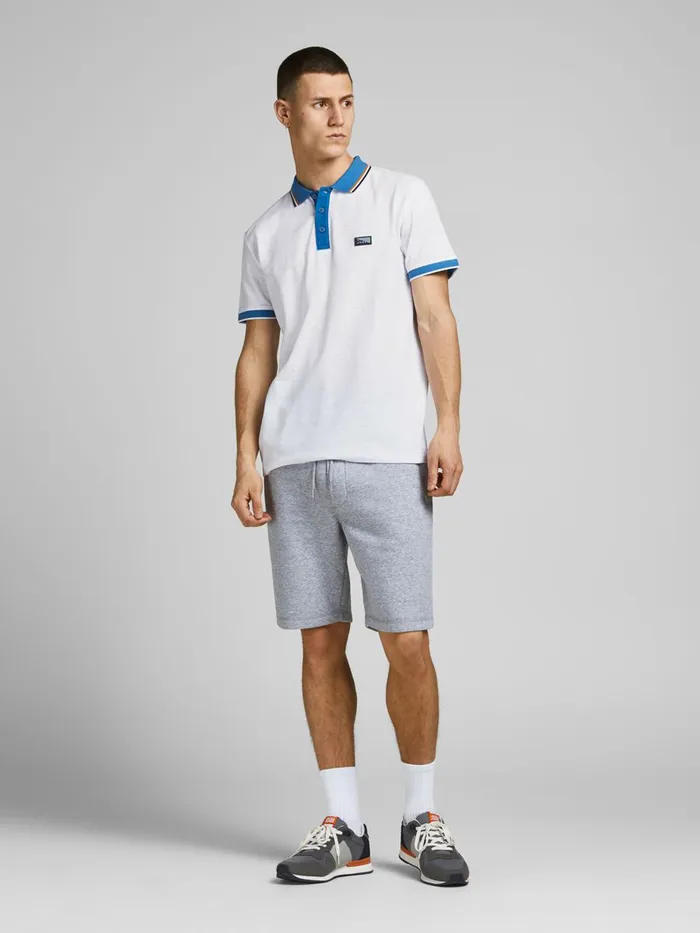 Tshirts JACK and JONES Mens CONTRAST PIQUE POLO SHIRT White White Online