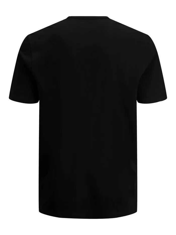 Tshirts JACK and JONES Mens CREW NECK PLUS SIZE TSHIRT Black Black For Sale