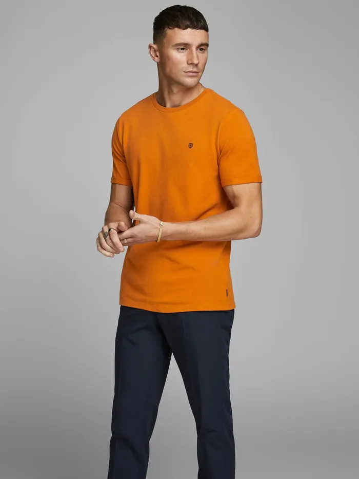 Tshirts JACK and JONES Mens CREW NECK TSHIRT Orange Hawaiian Sunset Gift 4 You Tshirts JACK and JONES Mens CREW NECK TSHIRT Orange Hawaiian Sunset Gift 4 You