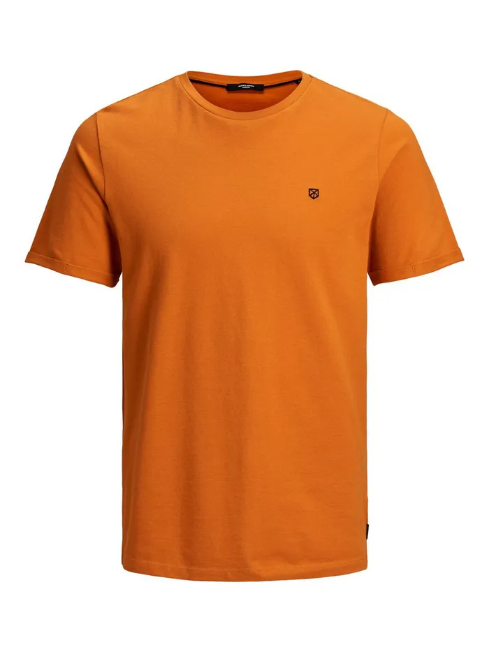 Tshirts JACK and JONES Mens CREW NECK TSHIRT Orange Hawaiian Sunset Gift 4 You