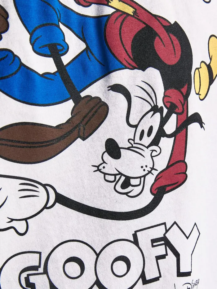 Tshirts JACK and JONES Mens DISNEY PRINT TSHIRT White White On Sale