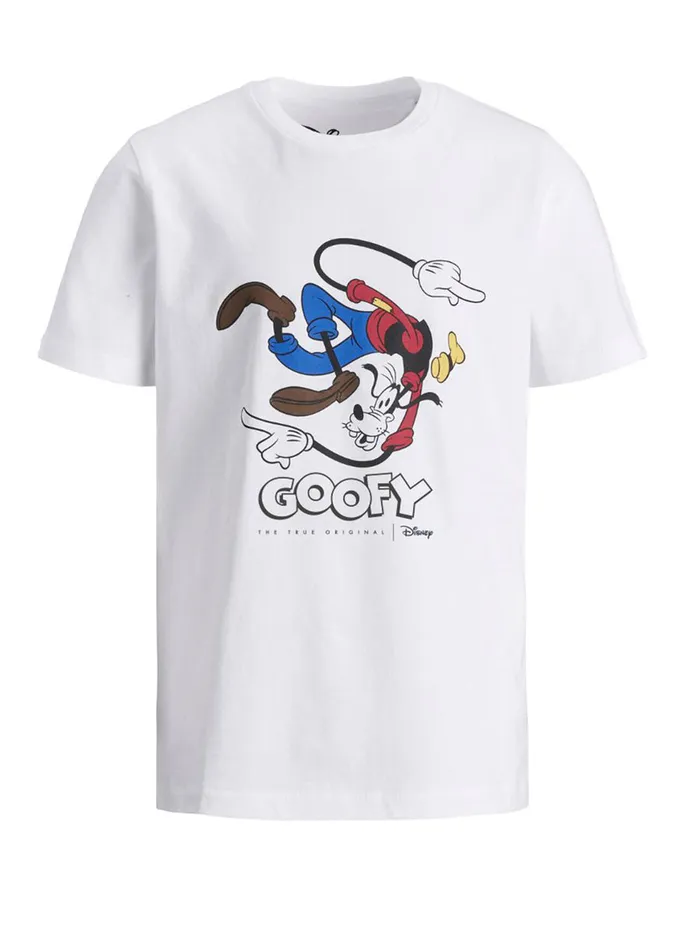 Tshirts JACK and JONES Mens DISNEY PRINT TSHIRT White White On Sale