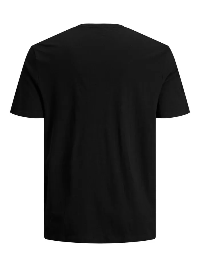 Tshirts JACK and JONES Mens LOGO PLUS SIZE TSHIRT Black Black Gift for Friend