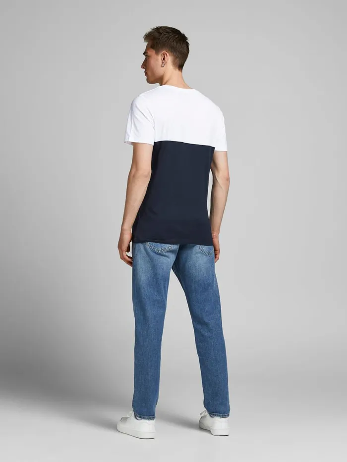Tshirts JACK and JONES Mens ORGANIC COTTON BLEND TSHIRT White White For Sale