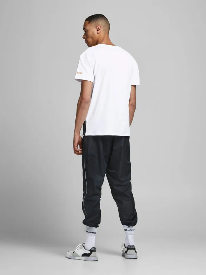 Tshirts JACK and JONES Mens SPORTY TSHIRT White White Near Me