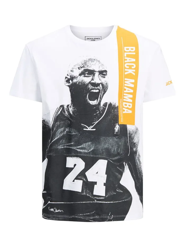 Tshirts JACK and JONES Mens SPORTY TSHIRT White White Near Me