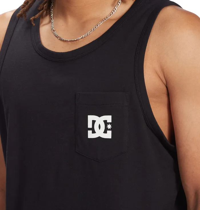 TShirts Men DC Shoes DC Star Pocket Tank Top black