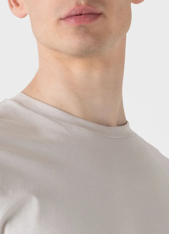 Tshirts Men Riviera Midweight Tshirt Putty ussunspel