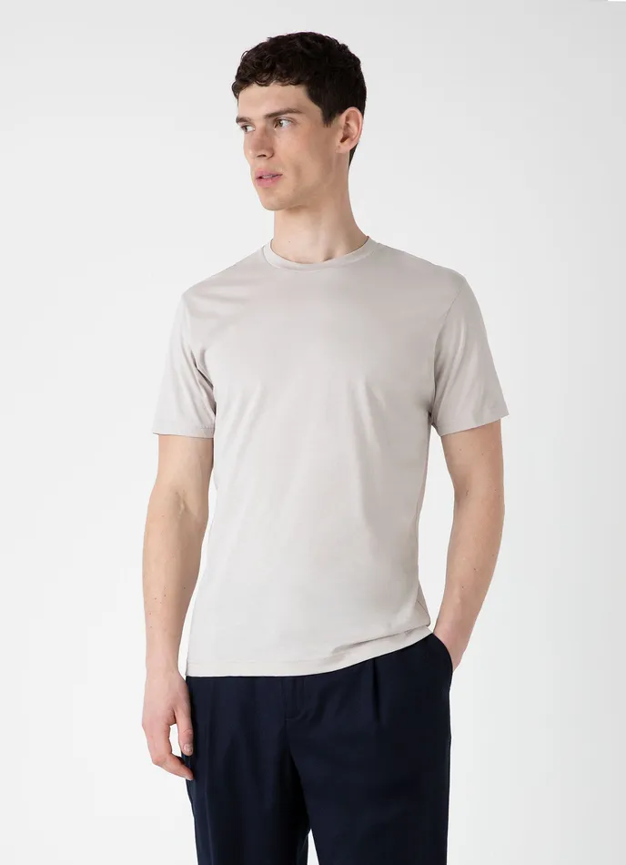 Tshirts Men Riviera Midweight Tshirt Putty ussunspel