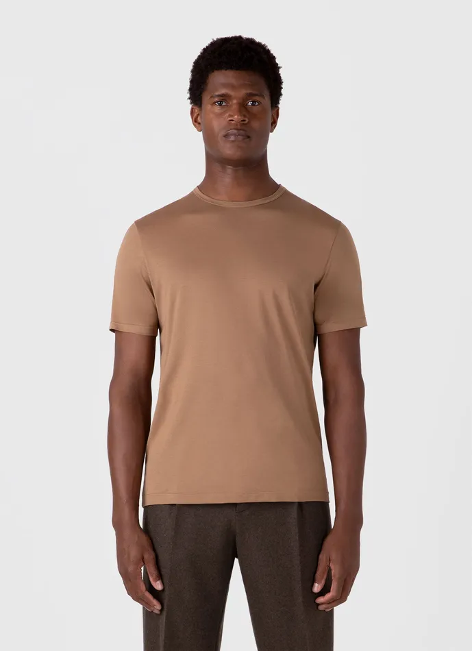 Tshirts ussunspel Men Classic Tshirt Almond