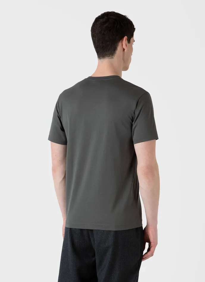 Tshirts ussunspel Men Riviera Midweight Tshirt Drill Green