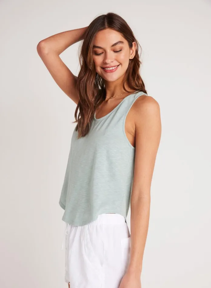 TShirts Women Bella Dahl Scoop Neck Tank 8211 Oasis Green