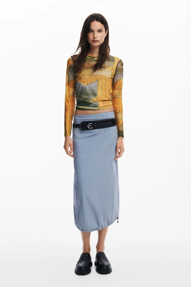 TShirts Women Desigual Arty Tshirt Yellow