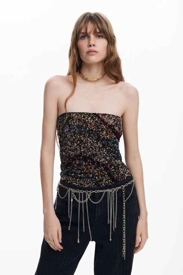 TShirts Women Desigual Tshirt Materialfinishes