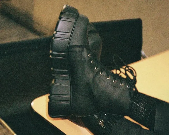 TUK Shoes Boots Men Black 8Eye Anarchic Airship Boot TUK Shoes Boots Men Black 8Eye Anarchic Airship Boot