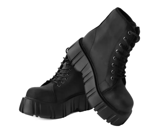 TUK Shoes Boots Men Black 8Eye Anarchic Airship Boot TUK Shoes Boots Men Black 8Eye Anarchic Airship Boot