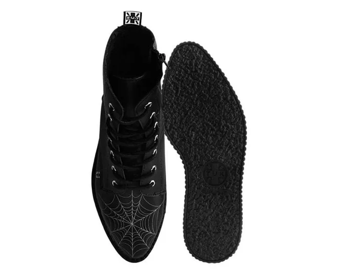 TUK Shoes Boots Men Black TUKskin 7Eye Spiderweb Glow Boot TUK Shoes Boots Men Black TUKskin 7Eye Spiderweb Glow Boot
