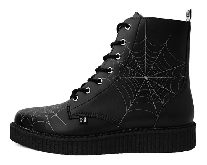 TUK Shoes Boots Men Black TUKskin 7Eye Spiderweb Glow Boot TUK Shoes Boots Men Black TUKskin 7Eye Spiderweb Glow Boot