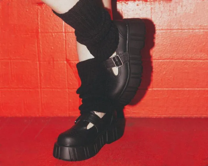 TUK Shoes Mary Janes Women Black TUKskin TBar Anarchic Airship Brogue TUK Shoes Mary Janes Women Black TUKskin TBar Anarchic Airship Brogue