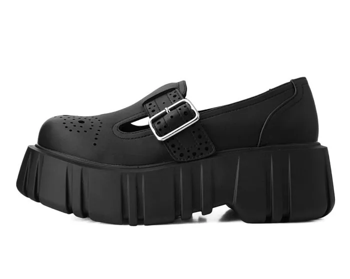 TUK Shoes Mary Janes Women Black TUKskin TBar Anarchic Airship Brogue TUK Shoes Mary Janes Women Black TUKskin TBar Anarchic Airship Brogue