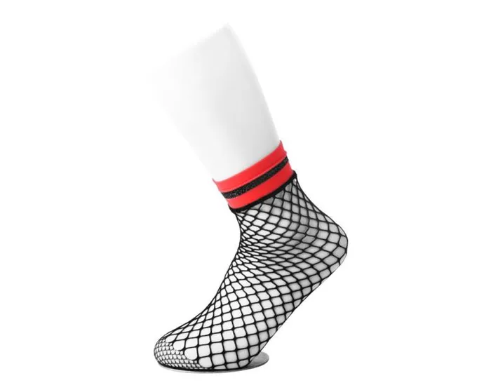 TUK Shoes MultiPack Adult Multicolor Band Fishnet 5Pk Sock