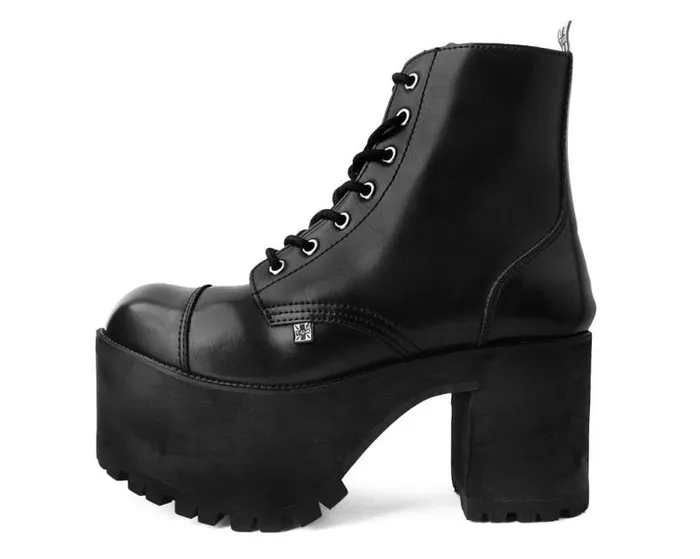 TUK Shoes Platforms Women Black BrushOff 7Eye Nosebleed Boot TUK Shoes Platforms Women Black BrushOff 7Eye Nosebleed Boot