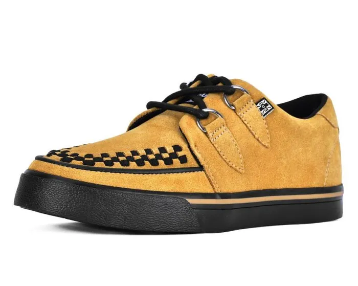 TUK Shoes Sneakers Men Mustard Suede Creeper Sneaker