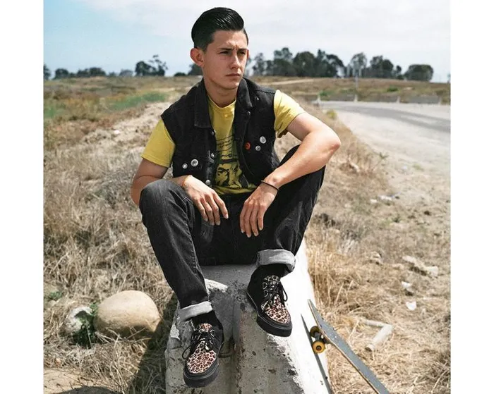TUK Shoes Vegan Men Black and Leopard Vegan Sneaker
