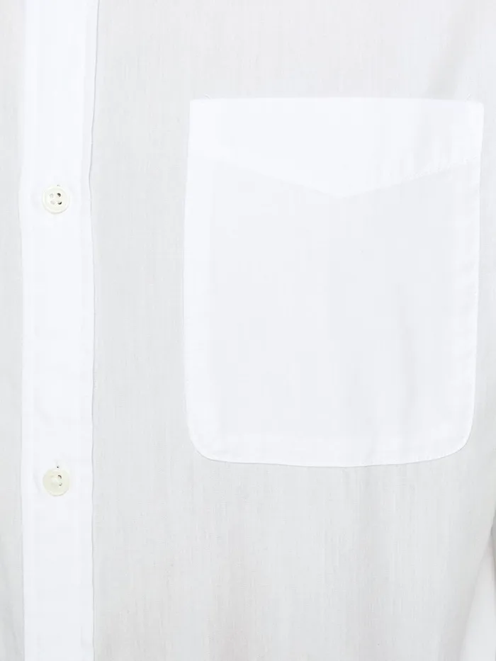 Tailoring JACK and JONES Mens BUTTONDOWN POPLIN SHIRT White White