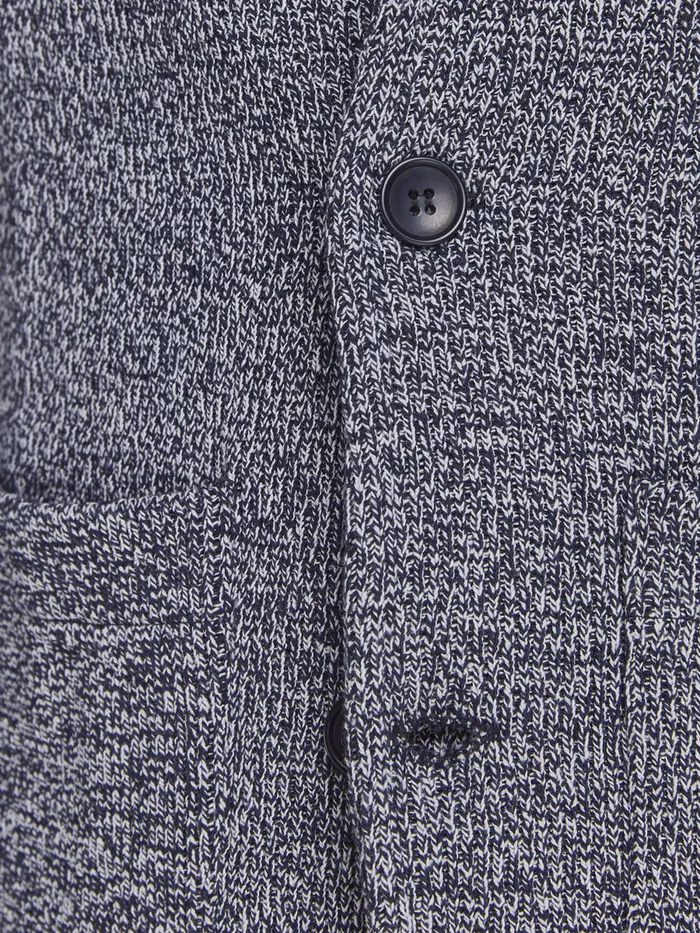 Tailoring JACK and JONES Mens INTERLOCK SWEAT BLAZER Grey New Navy