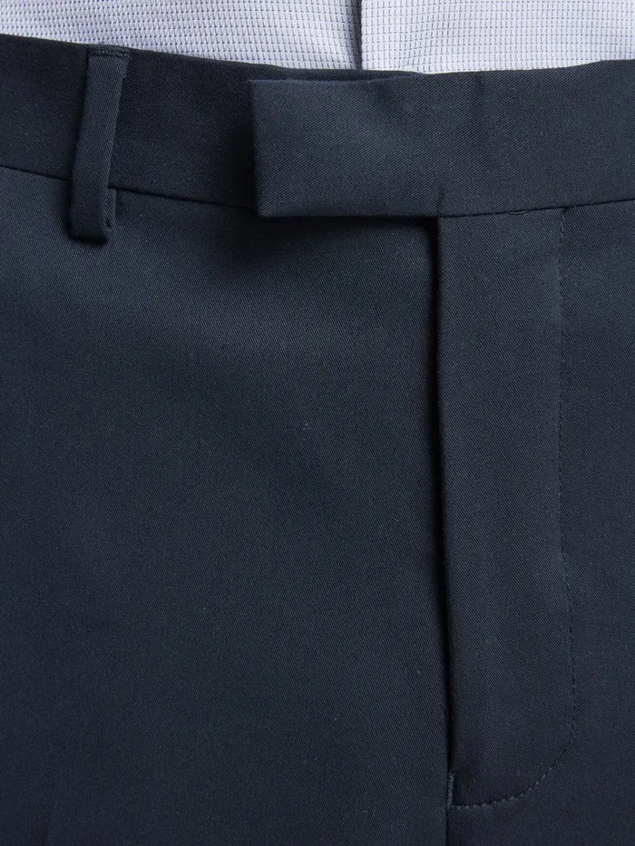 Tailoring JACK and JONES Mens RECYCLED POLYESTER TROUSERS Blue Dark Navy